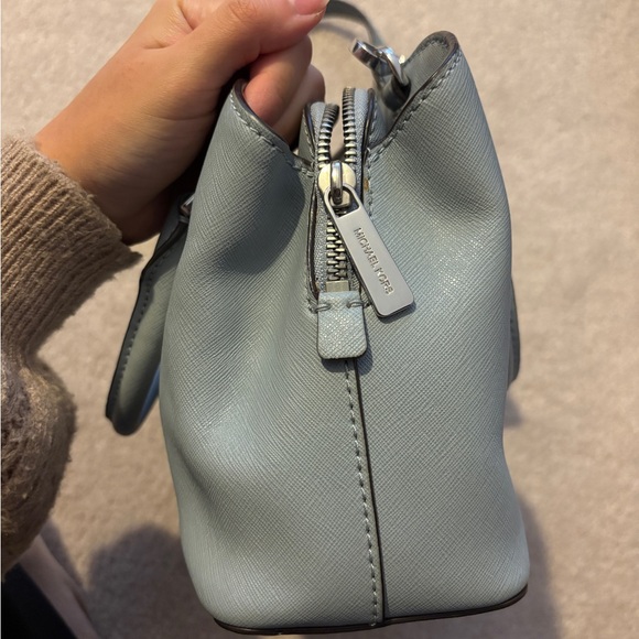 SOLD Michael Kors MK three compartment satchel purse - Picture 6 of 6